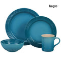 Le Creuset 16 Piece Dinnerware Set - Caribbean - Dinnerware Sets