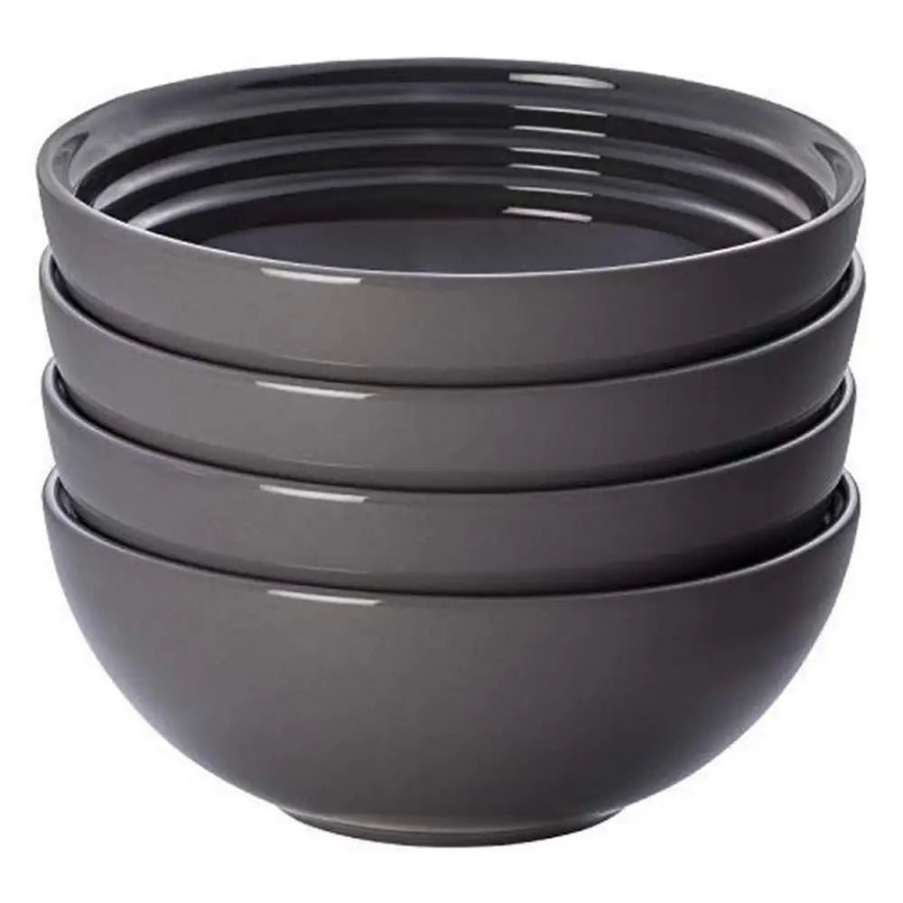 Le Creuset Set of (4) 22 oz. Soup Bowls - Oyster - Bowls