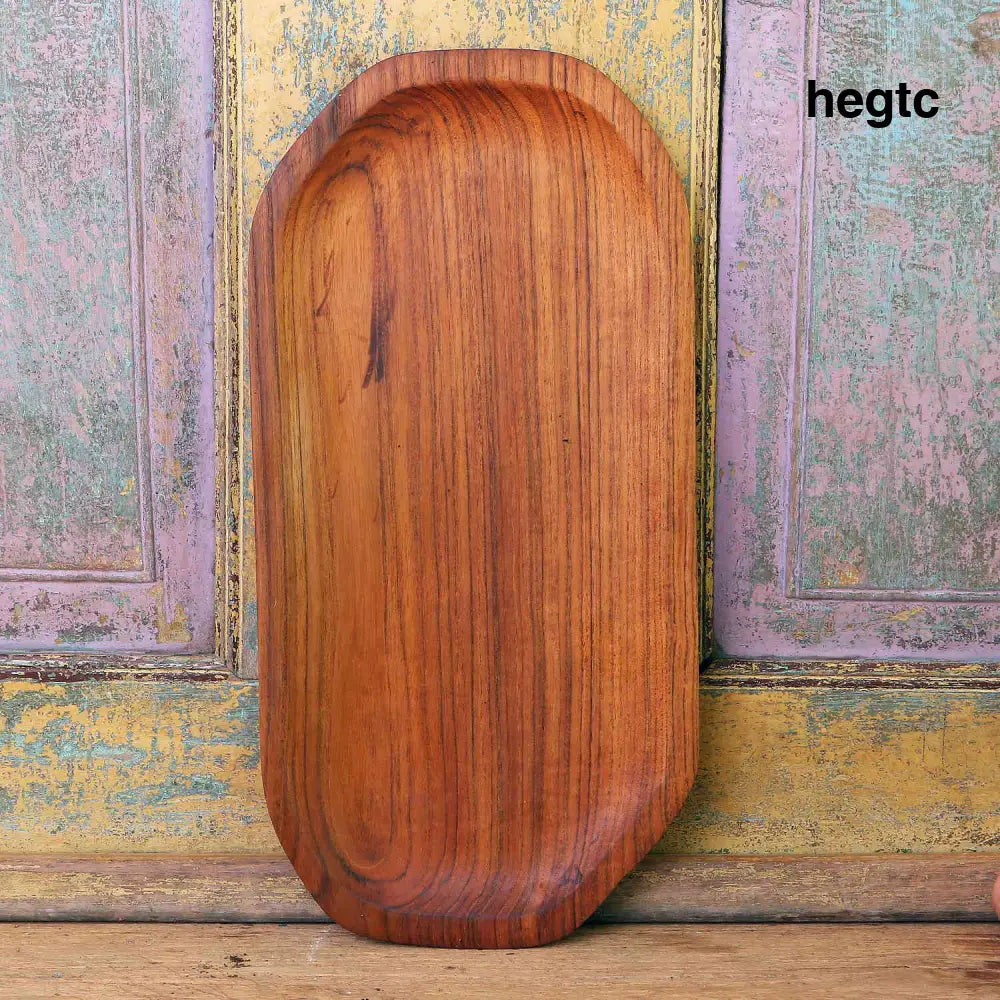 Rico & Plato Cassoulet Large Teak Plate - Bowls & Plates
