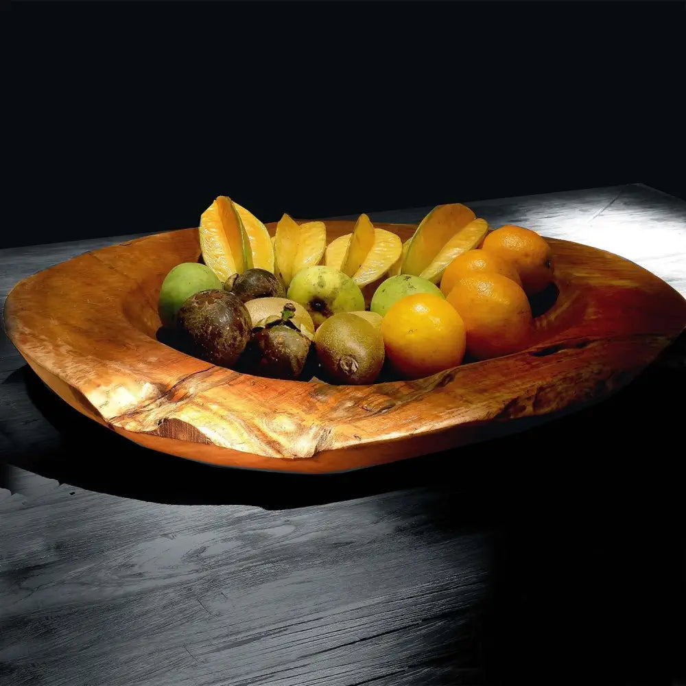 Rico & Plato Foggia Small Teak Bowl - Bowls & Plates