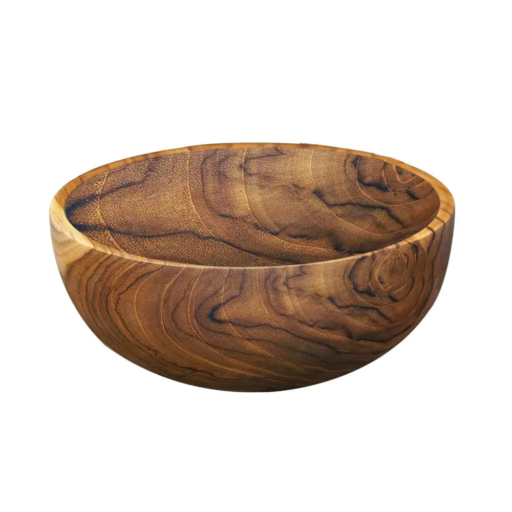 Rico & Plato Lisa Large Teak Bowl - Bowls