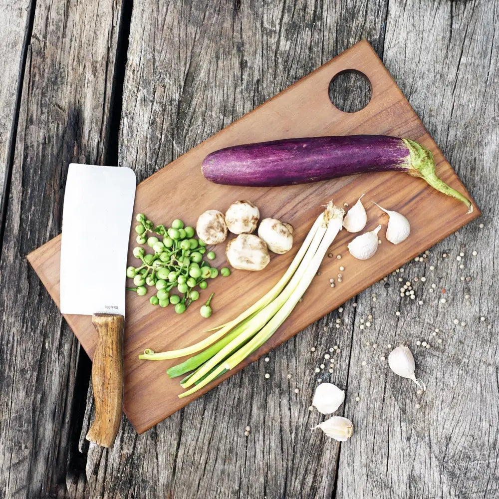Rico & Plato Marjoram Teak Cutting Board/Serving Platter - Cutting & Serving Boards