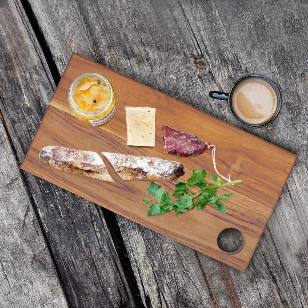 Rico & Plato Marjoram Teak Cutting Board/Serving Platter - Cutting & Serving Boards