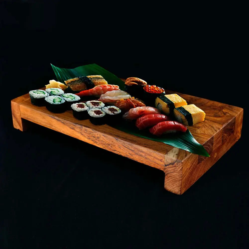 Rico & Plato Wasabi Teak Serving Platter - Cutting & Serving Boards